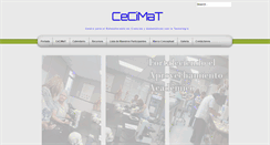 Desktop Screenshot of cecimat.uprag.edu