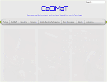Tablet Screenshot of cecimat.uprag.edu
